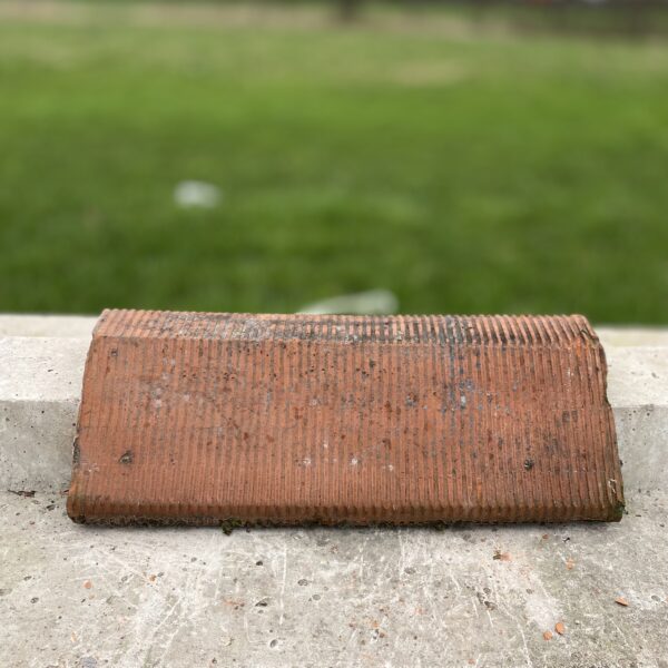 Reclaimed Terracotta Flat Ridge Tile – Traditional Clay Roof Ridge