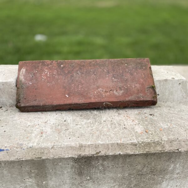 Reclaimed Red / Orange Clay Angle Ridge Tile