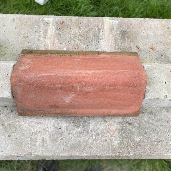 Reclaimed Red / Orange Clay Angle Ridge Tile