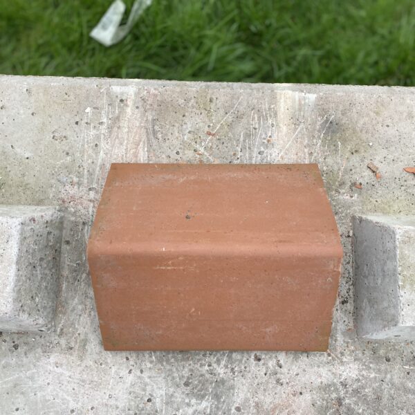 Reclaimed Red Clay Angle Ridge Tile | Terracotta