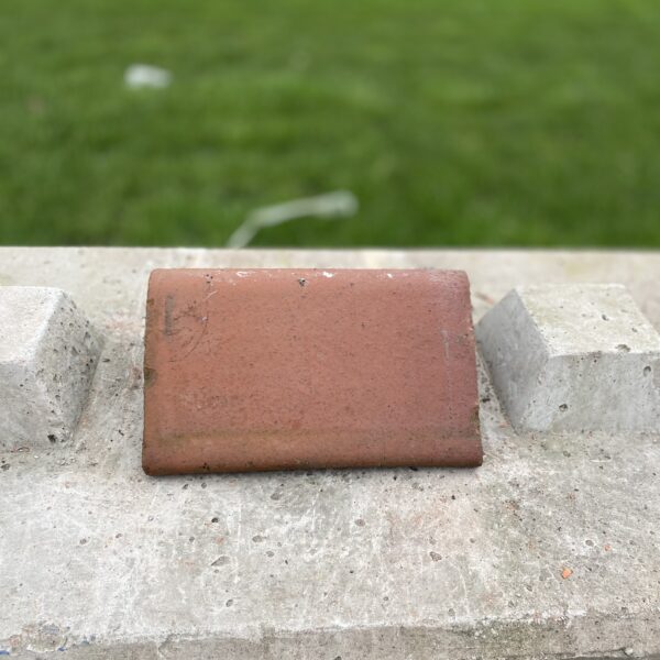 Reclaimed Red / Orange Clay Angle Ridge Tile