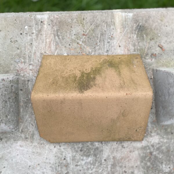 Reclaimed Weathered Buff Clay Angle Ridge Tile – Traditional Roofing Ridge