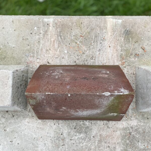 Reclaimed Red Clay Angle Ridge Tile | Terracotta