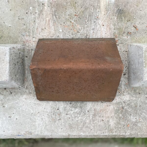 Reclaimed Red Clay Angle Ridge Tile | Terracotta