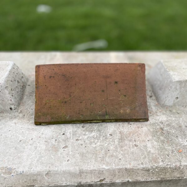 Reclaimed Red Clay Angle Ridge Tile | Terracotta