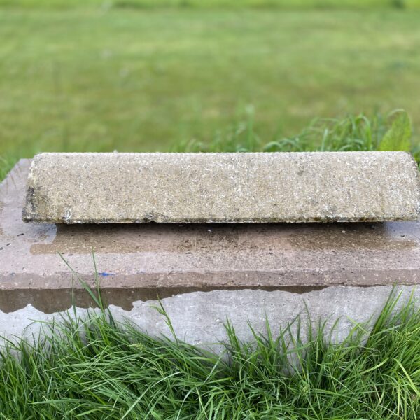 Alternative view of Reclaimed Concrete Angled Ridge Tile | 100-290-900 (roughly 24 lm  job lot)