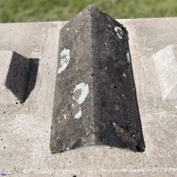 Reclaimed Concrete Angled Ridge Tile