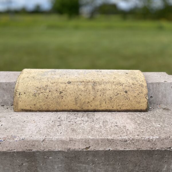 Reclaimed Buff Clay Half Round Ridge Tile