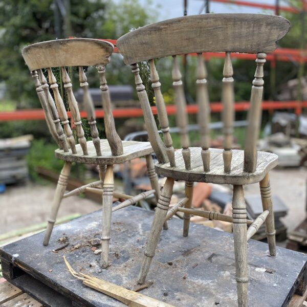 Reclaimed Vintage Wooden Chairs