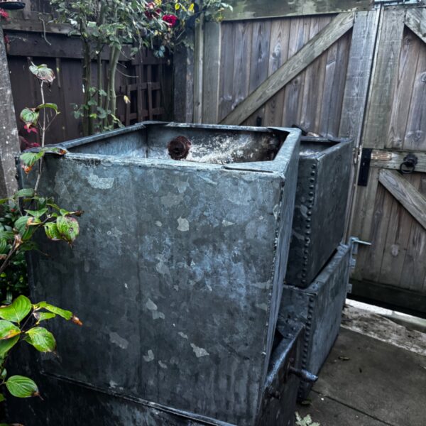 Vintage Galvanised Water Tanks